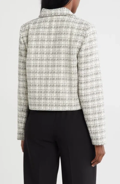 Amanda & Chelsea Lady Like Bouclé Jacket In Neutral