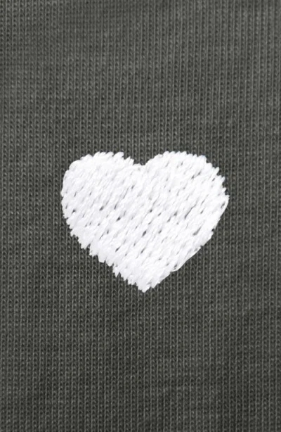Dalix Mens Lil Heart Midweight Cotton Tee