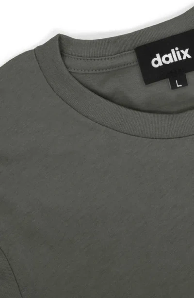 Dalix Mens Lil Heart Midweight Cotton Tee