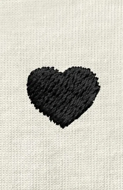 Dalix Mens Lil Heart Midweight Cotton Tee