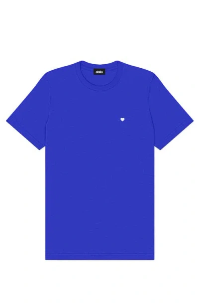 Dalix Mens Lil Heart Midweight Cotton Tee
