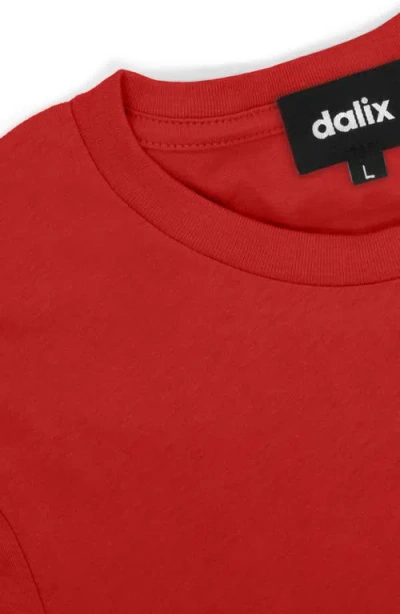 Dalix Mens Lil Heart Midweight Cotton Tee