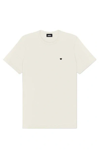 Dalix Mens Lil Heart Midweight Cotton Tee