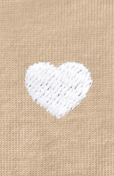 Dalix Mens Lil Heart Midweight Cotton Tee