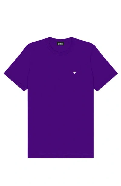 Dalix Mens Lil Heart Midweight Cotton Tee