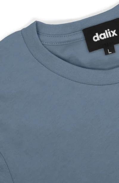 Dalix Mens Lil Heart Midweight Cotton Tee