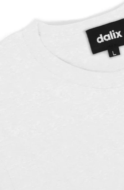 Dalix Mens Lil Heart Midweight Cotton Tee
