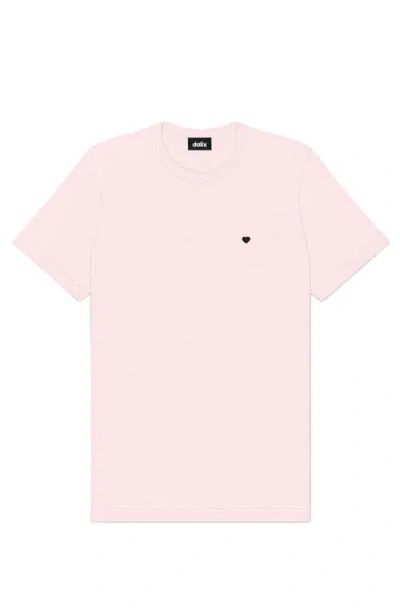Dalix Mens Lil Heart Midweight Cotton Tee