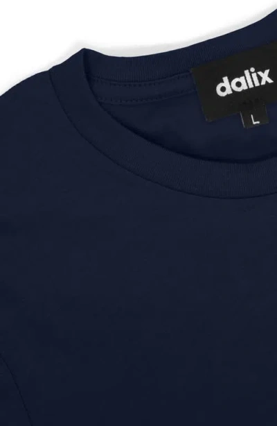Dalix Mens Lil Heart Midweight Cotton Tee