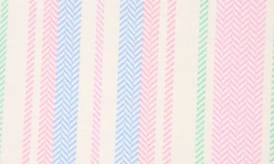 Pj Salvage Bayside Dreams Herringbone Stripe Jersey Pajamas In Pink