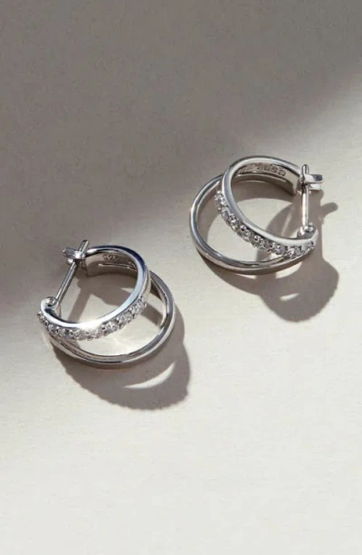 Ana Luisa Toda Double Hoop Earrings In Metallic