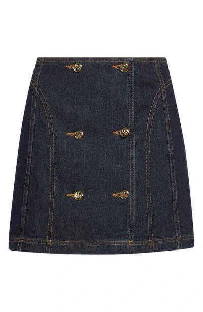 Ulla Johnson The Clara Denim Miniskirt In Blue