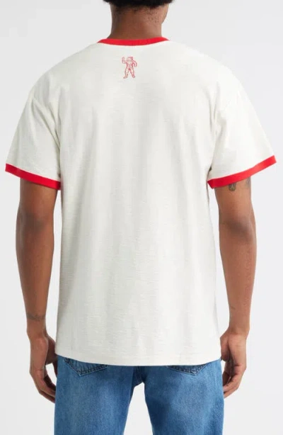Billionaire Boys Club Bb Record Ringer Graphic T-shirt In White