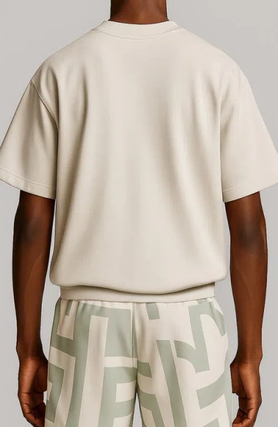 D.rt Short Sleeve Sweatshirt In White