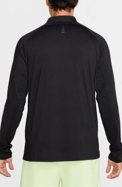 Nike Dri-fit Stride Half Zip Running Top In Black
