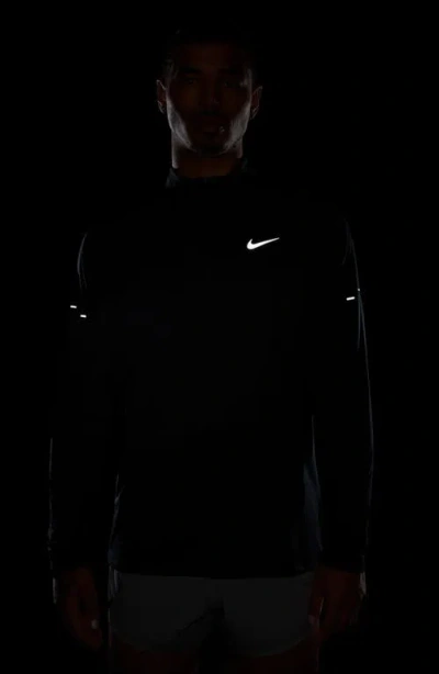 Nike Dri-fit Stride Half Zip Running Top In Black
