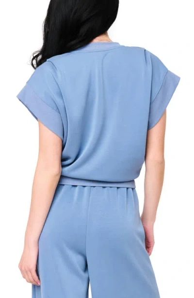 Gibsonlook Luxe Everywhere Top In Blue