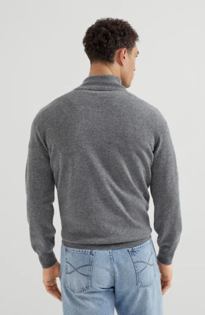 Brunello Cucinelli Cashmere Sweater In Gray