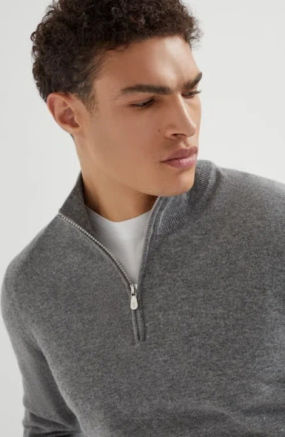 Brunello Cucinelli Cashmere Sweater In Gray