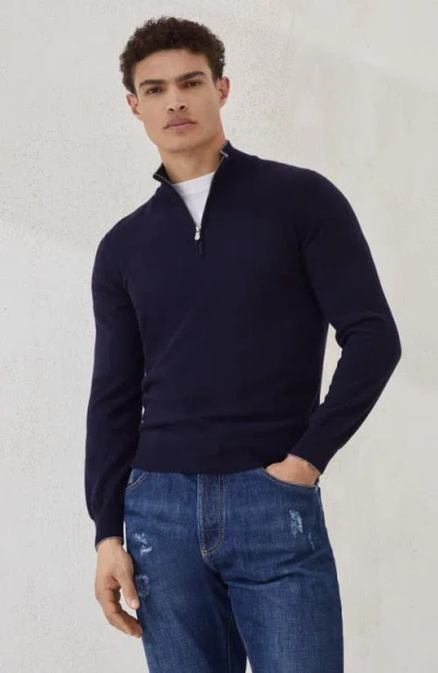 Brunello Cucinelli Ribbed Collar High Neck Sweater