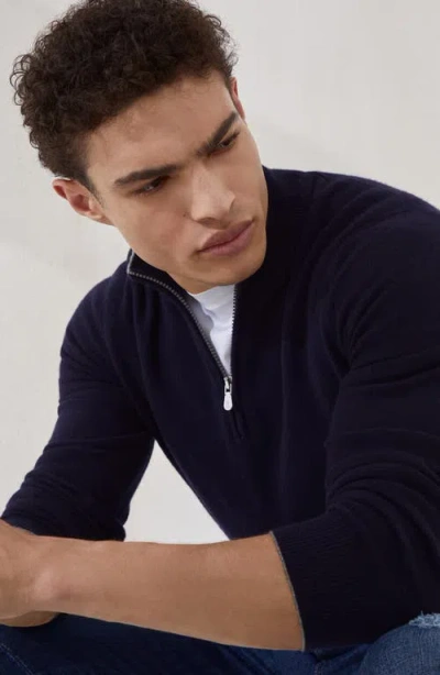 Brunello Cucinelli Ribbed Collar High Neck Sweater