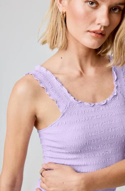 Florence By Mills Seersucker Minidress In Purple