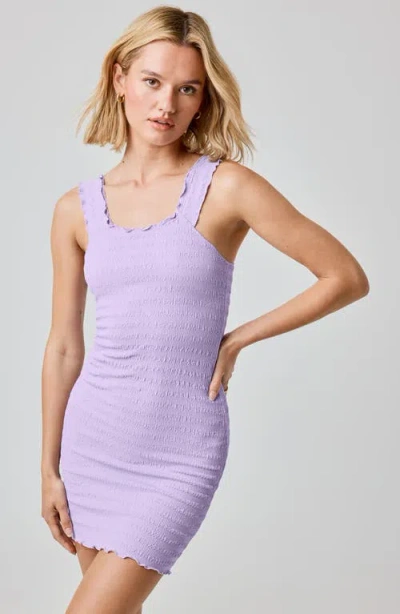 Florence By Mills Seersucker Minidress In Purple