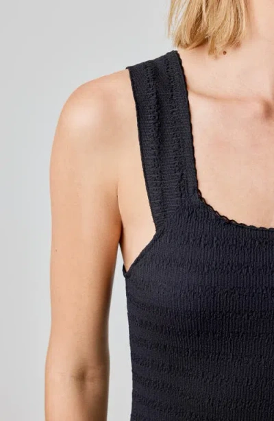 Florence By Mills Seersucker Minidress In Black