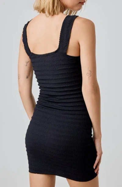 Florence By Mills Seersucker Minidress In Black
