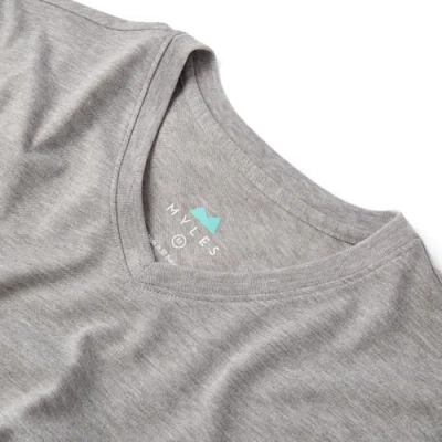 Myles Apparel Everyday Tee With V-neck