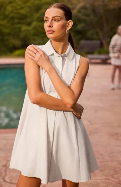 Rhone Highline Sleeveless Dress In White
