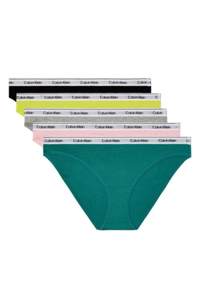 Calvin Klein Assorted 5-pack Logo Bikinis