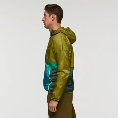 Cotopaxi Teca Half-zip Windbreaker In Green