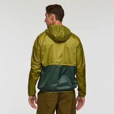Cotopaxi Teca Half-zip Windbreaker In Green