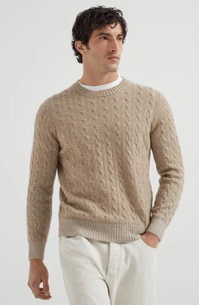 Brunello Cucinelli Vanisé Sweater In Brown
