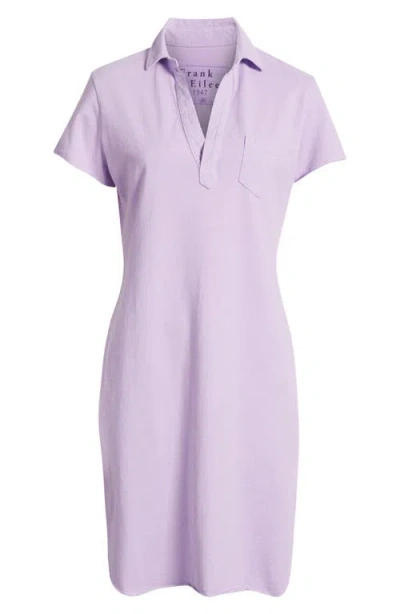 Frank & Eileen Lauren Polo Dress In Purple