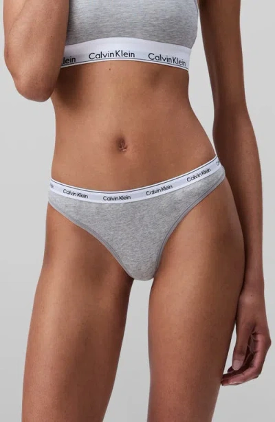 Calvin Klein Women's Modern Logo 3-pack Low Rise Thong