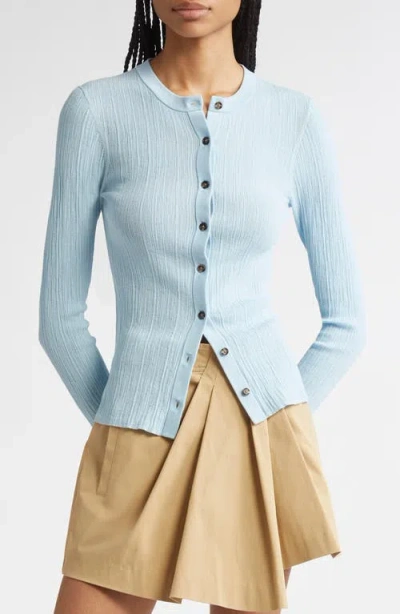 A.l.c . Fisher Rib Cotton Blend Cardigan
