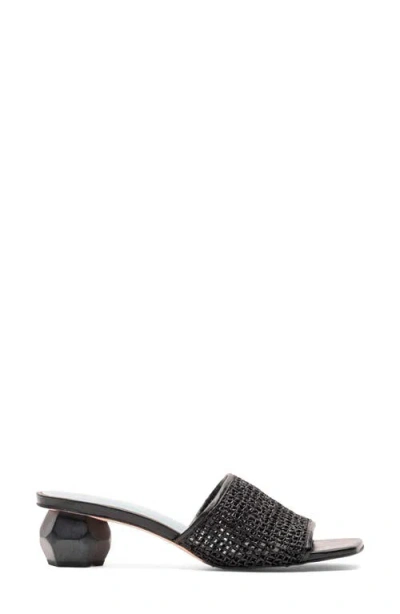 Frances Valentine Raffia Block Heel Sandal