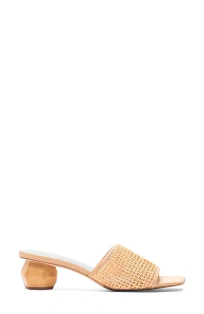 Frances Valentine Raffia Block Heel Sandal
