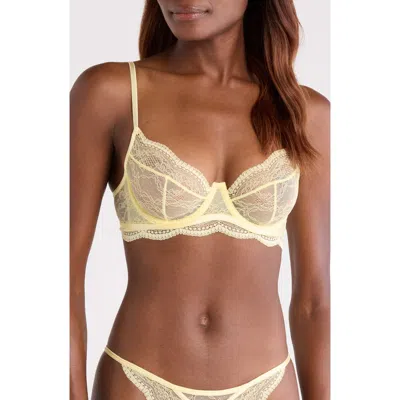 Hunkemoller Hunkemöller Isabelle Lace Underwire Bra In Yellow