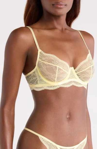 Hunkemoller Hunkemöller Isabelle Lace Underwire Bra In Yellow