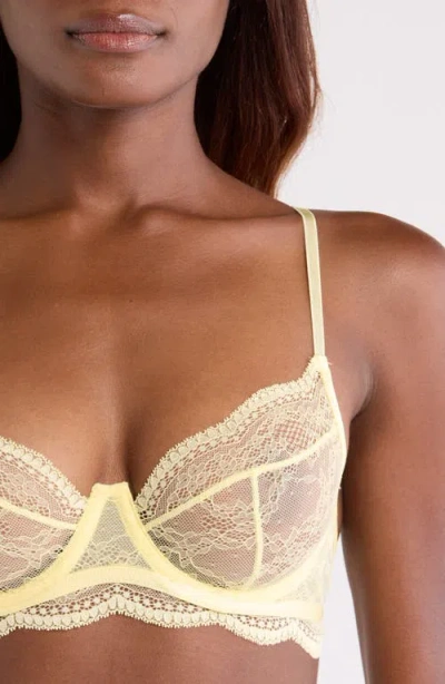 Hunkemoller Hunkemöller Isabelle Lace Underwire Bra In Yellow