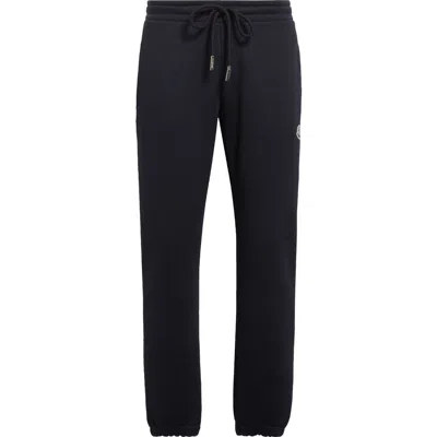 Moncler Logo Patch Joggers In Black