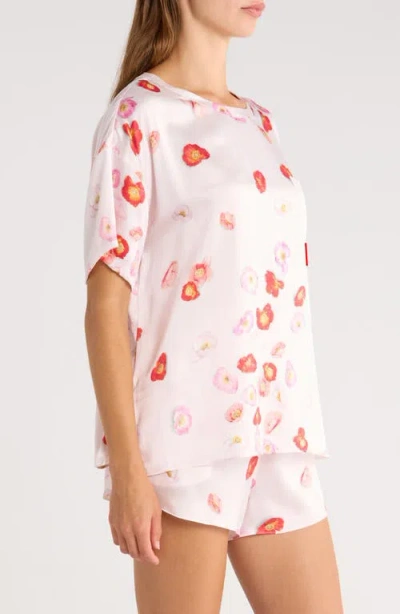Lunya Washable Silk Tee Short Pajamas In White