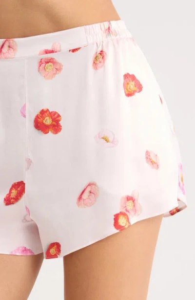 Lunya Washable Silk Tee Short Pajamas In White