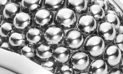 Lagos Signature Caviar Dome Ring In Metallic