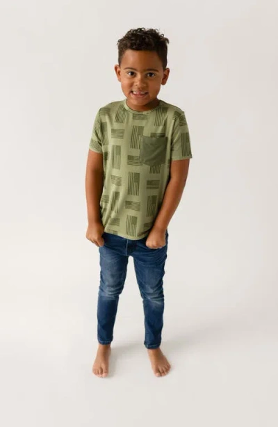 Laree + Co Kolton Pocket Tee In Green