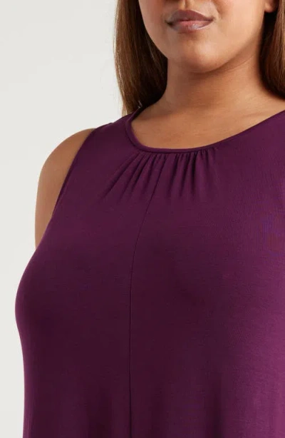 Eileen Fisher Sleeveless Maxi Dress In Purple
