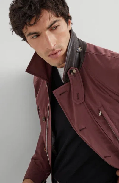 Brunello Cucinelli Long-sleeved Cashmere Polo In Black